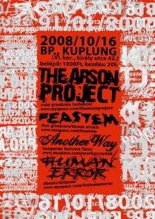 Grindcore zzs a The Arson Projecttel