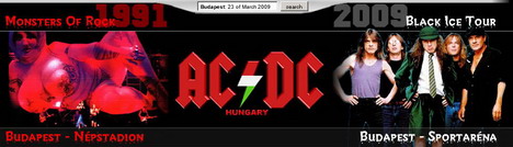 AC/DC Hungary - AC/DC Black Ice World Tour